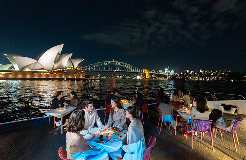 Experience spectacular waterfront dining aboard a Sydney Harbour dinner cruise.