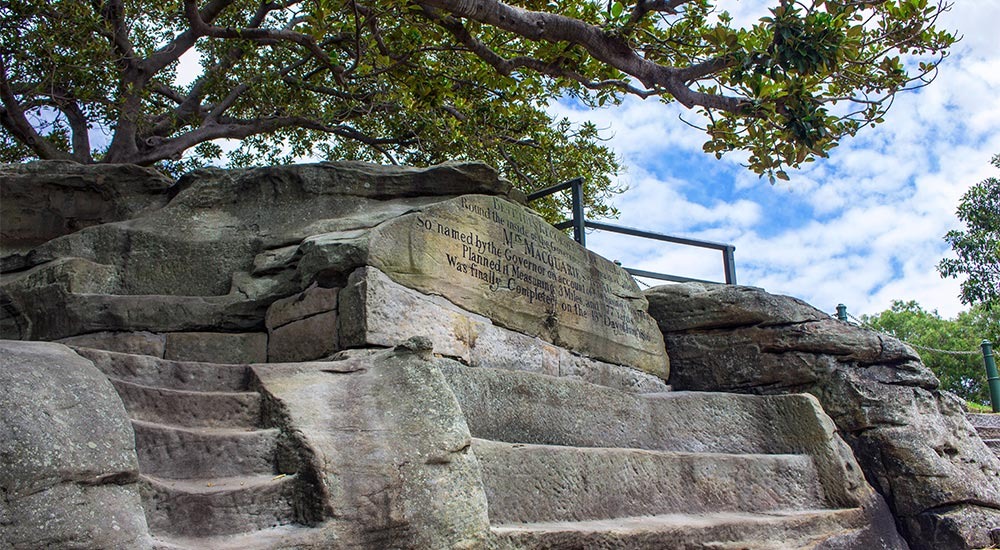 Image of Mrs Macquarie's chair