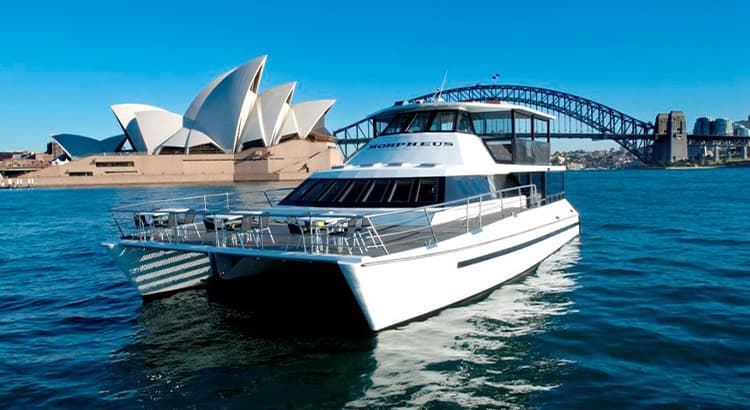 Cruise on the Morpheus on New Year’s Eve and enjoy unrivalled harbour views